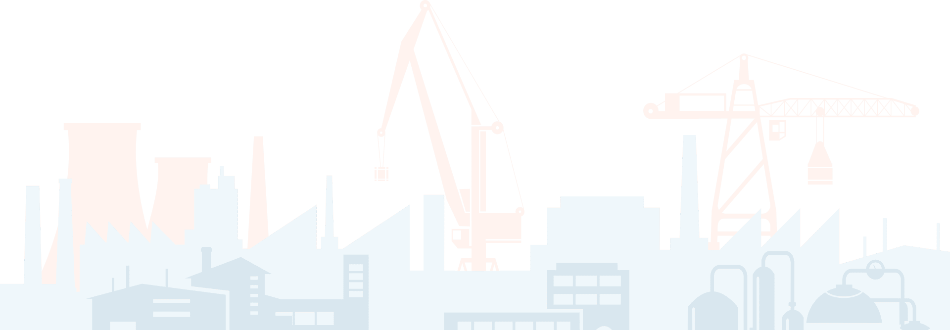 Industrial Skyline Illustration Industrial Skyline Illustration